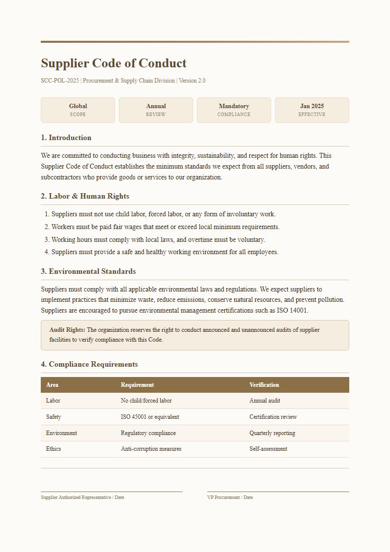Earth tone policy with natural warmth